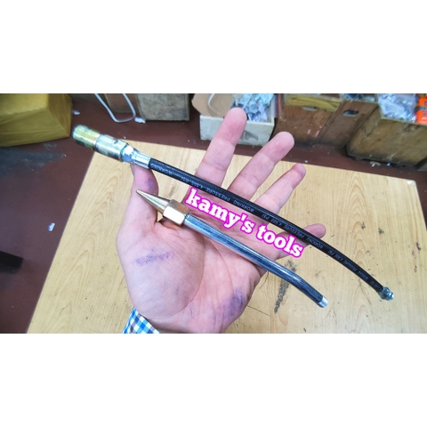 Dây bơm mỡ bò loại mềm và loại cứng, đầu bơm mỡ