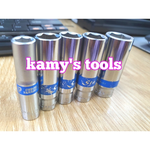 Đầu tuýp dài lỗ 1/4" dài 50mm Top Standard