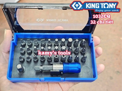 Bộ mũi vít Kingtony 32 chi tiết model 1032CQ