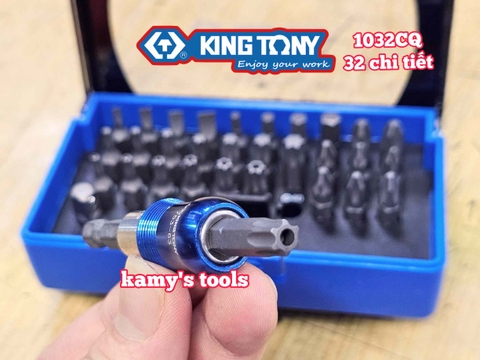 Bộ mũi vít Kingtony 32 chi tiết model 1032CQ