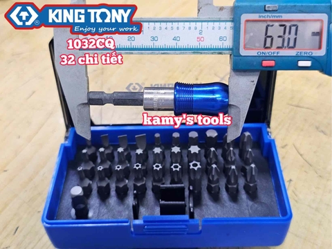 Bộ mũi vít Kingtony 32 chi tiết model 1032CQ