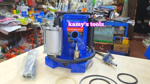 Kích Con Đội Thủy Lực Dùng Hơi 20 Tấn Và 35 Tấn Đế Dày (Đội Hơi, Kích Hơi)