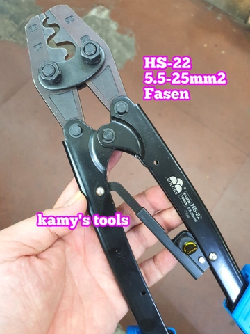 Kìm Bấm Cos 25mm Fasen Hs-22 5.5-22mm2