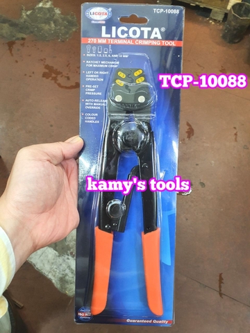 Kìm Bấm Cos Licota Tcp-10088 1.5-10mm2 Taiwan, Kiềm Bấm Cos Tcp-10088, Kềm Bấm Cos Tcp-10088