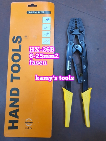 Kìm Bấm Cos Lục Giác Hx-26b Fasen, Kềm bấm cos