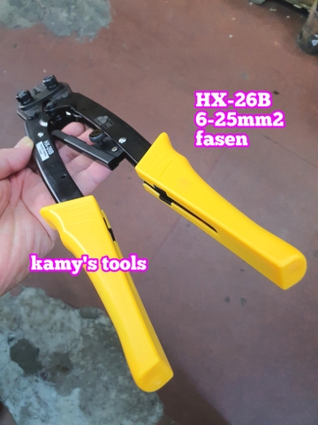 Kìm Bấm Cos Lục Giác Hx-26b Fasen, Kềm bấm cos