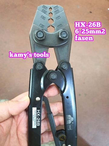 Kìm Bấm Cos Lục Giác Hx-26b Fasen, Kềm bấm cos