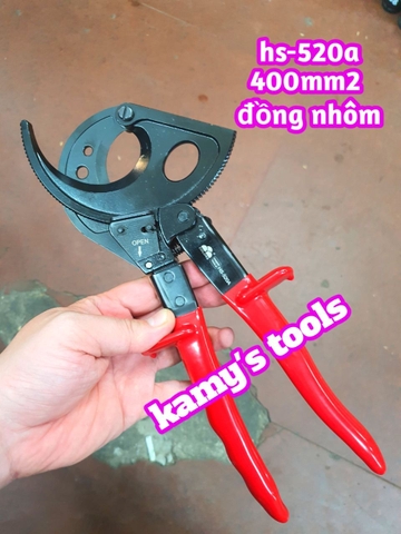 Kìm Cắt Cáp Nhông Fasen Hs-520a Đồng Nhôm 400mm2, Kìm Cắt Cáp Trợ Lực