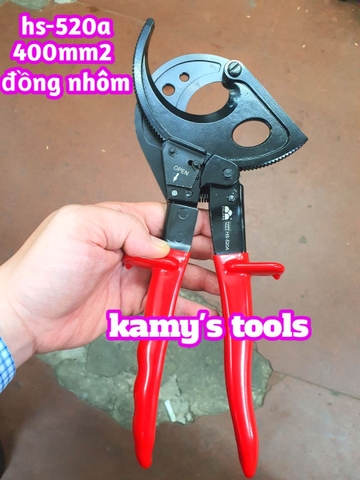Kìm Cắt Cáp Nhông Fasen Hs-520a Đồng Nhôm 400mm2, Kìm Cắt Cáp Trợ Lực