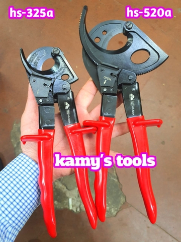 Kìm Cắt Cáp Nhông Fasen Hs-520a Đồng Nhôm 400mm2, Kìm Cắt Cáp Trợ Lực