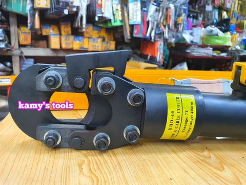 Kìm cắt cáp thủy lực hhd-40 cắt cáp điện đồng nhôm 40mm lực cắt 7 tấn