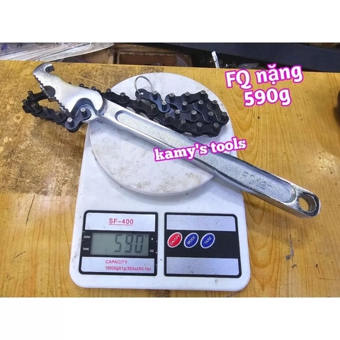 Cờ lê xích 12 inch Wetools WT-30212A thép chrome mở được ống 110mm