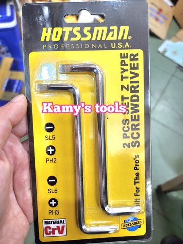 Bộ Tua Vít 2 Đầu Chữ Z Hotssman