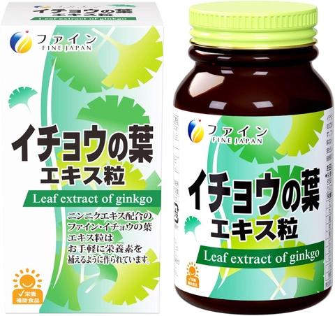 Viên uống bổ não chiết xuất lá bạch quả Ginko - Fine Japan