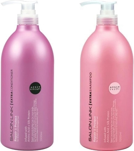 Bộ đôi Dầu gội & xả SALON LINK Extra 1000ml