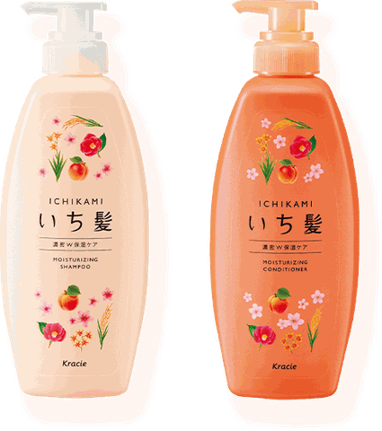 Bộ đôi dầu gội & xả dưỡng ẩm siêu mềm mượt Ichigami いち髪 - Nhật Bản 480ml