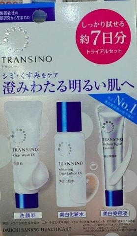 Set mini 3 món Transino dùng trong 7 ngày