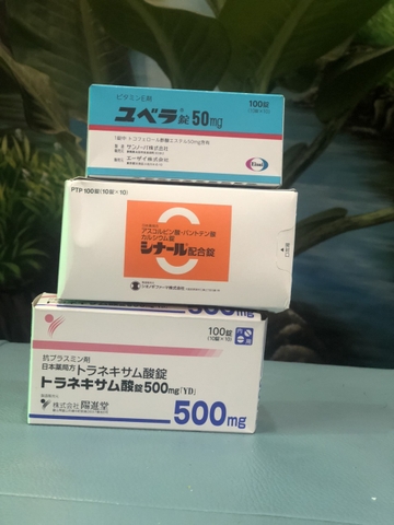 Set trị nám Tranexamic  YD &Vitamin C, Vitamin E