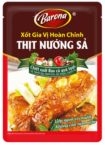 xốt gia vi Thịt Nướng Sả Barona(80gr)