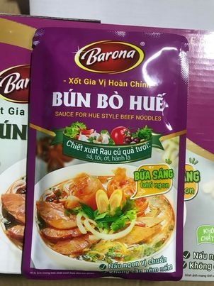 Gia vị bún bò Huế Barona