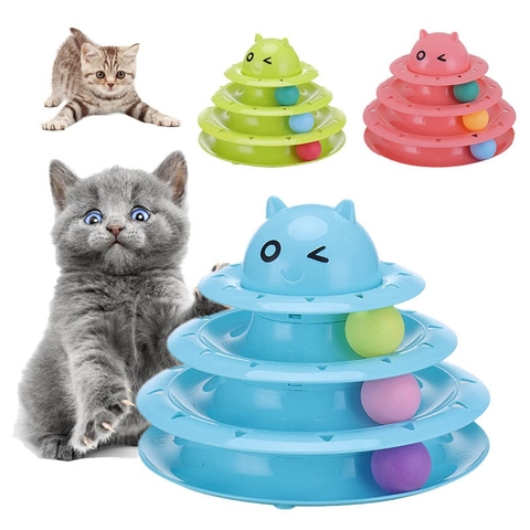 Đồ chơi cho mèo PAW Happy Pet Circle 3 tầng