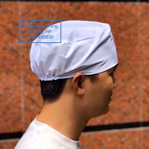Mũ blouse trắng