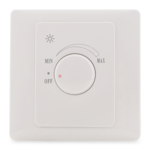 Chiết áp đèn sợi đốt vuông công suất 1000W Simon Series 50 45E102