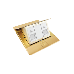 Bộ ổ cắm âm sàn gồm 2 ổ mạng CAT6 Simon