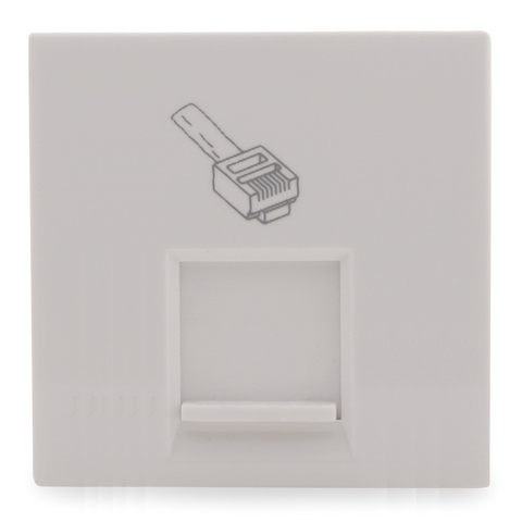 Ổ cắm truyền dữ liệu, cho đầu nối RJ45 và Cat.5e (M module) Simon Series 51A H551S6