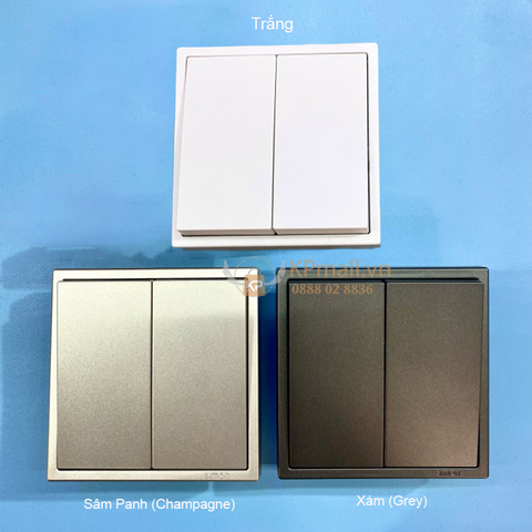 Module Công tắc nút nhấn đôi, nút nhấn nhả thông minh Simon i7 701021F