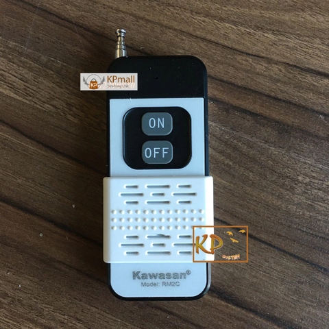 Remote điều khiển từ xa 2 nút anten dài sống 433mhz Kawasan RM2C