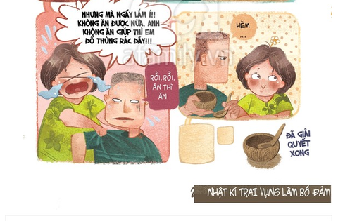 Cười ra nước mắt chuyện tẩm bổ giúp vợ bầu của ông bố trẻ