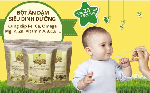 Bột Ăn Dặm Siêu Dinh Dưỡng Queen Milk
