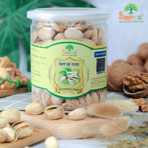 Hạt Dẻ Cười Mỹ Rang Muối Queen Milk