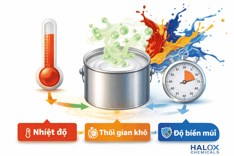 Vì sao sơn cần mùi hương ổn định nhiệt?