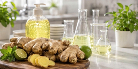 Ginger - Sắc gừng ấm nồng đánh thức cảm giác sạch tự nhiên cho nước rửa chén