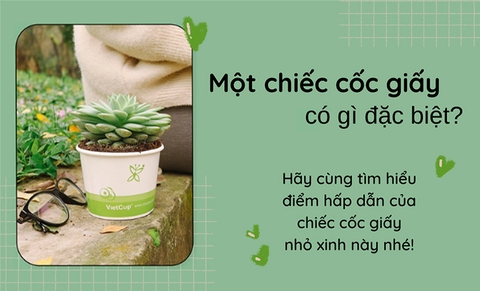 MỘT CHIẾC CỐC GIẤY CÓ GÌ ĐẶC BIỆT?