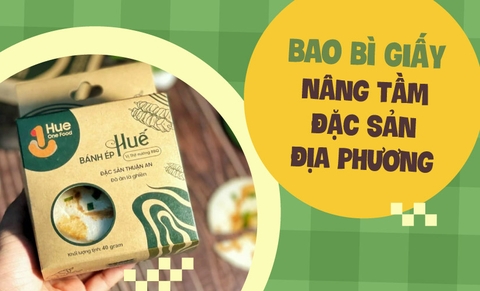 Bao bì giấy nâng tầm đặc sản địa phương!