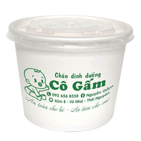 Tô giấy 12oz - Xanh