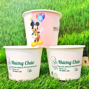 Bát 12oz 1PE kèm nắp - Mickey H