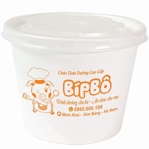 Tô giấy 13oz kèm nắp - Mickey