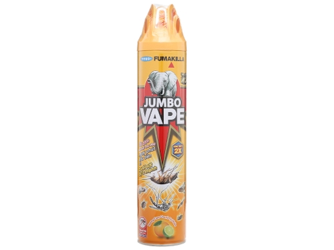Bình xịt côn trùng Jumbo Vape huơng cam chanh 600ml