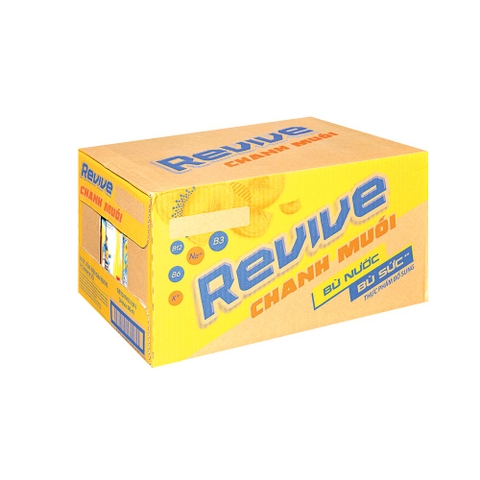 Nước bù khoáng Revive chanh muối 390ml -Thùng 24 chai