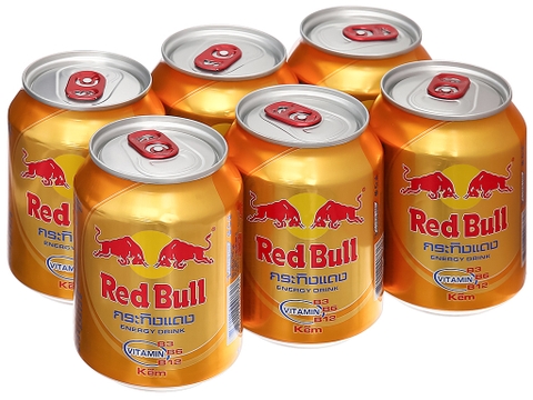 Nước tăng lực Redbull Thái Kẽm 250ml - Lốc 6 lon