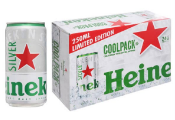 Bia Heineken Bạc 250ml - Thùng 24 lon