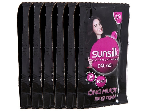 Dầu gội Sunsilk óng mượt rạng ngời 6g (5.8ml x 10 gói)