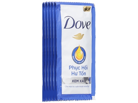 Kem xả Dove phục hồi hư tổn 6g (6.3ml x 10 gói)