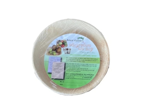 Dĩa tròn Mo Cau 25cm (gói 10 cái)