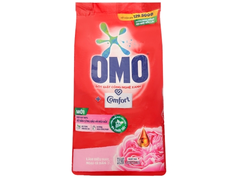 Bột giặt Omo Comfort hương hoa hồng Pháp 5.3kg
