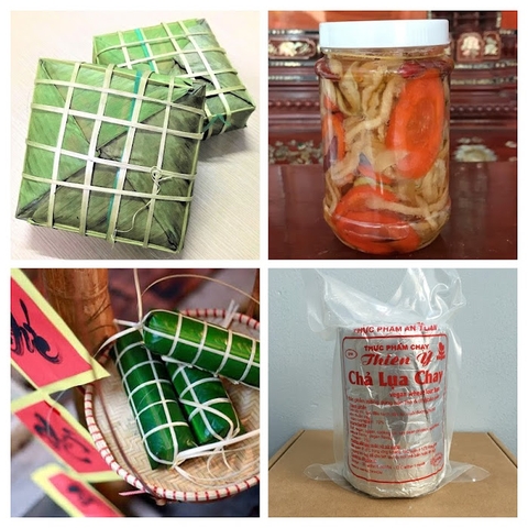 Nhận đặt bánh chưng chay Tết, bánh tét chay, giò chả chay, thực phẩm chay các loại